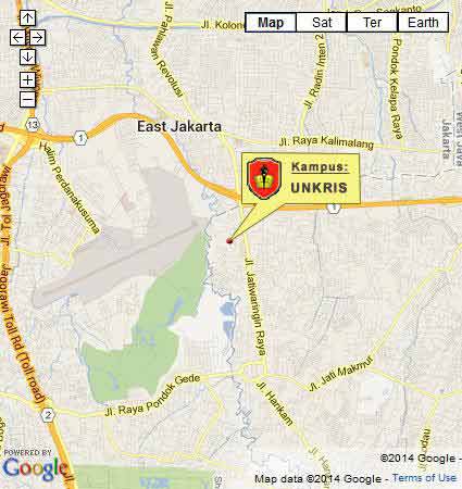 Lokasi Kampus Universitas Krisnadwipayana Jakarta Usm Indonesia Nomor